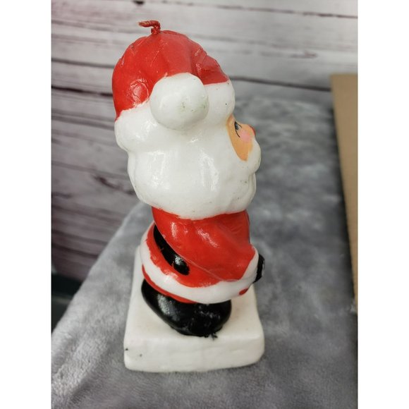 Vintage 1979 KOREA SNP Santa Candle Holiday Joy Merry Christmas Happy New Year - Picture 6 of 7